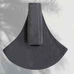 Porte-bébé Petit Marchou - Velour gris - 9 mois à 4 ans ( max 20 KG )